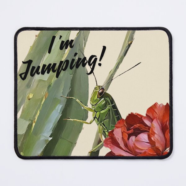 Item preview, The Grasshopper and the Red Flower designed and sold by Ciervo Primavera.