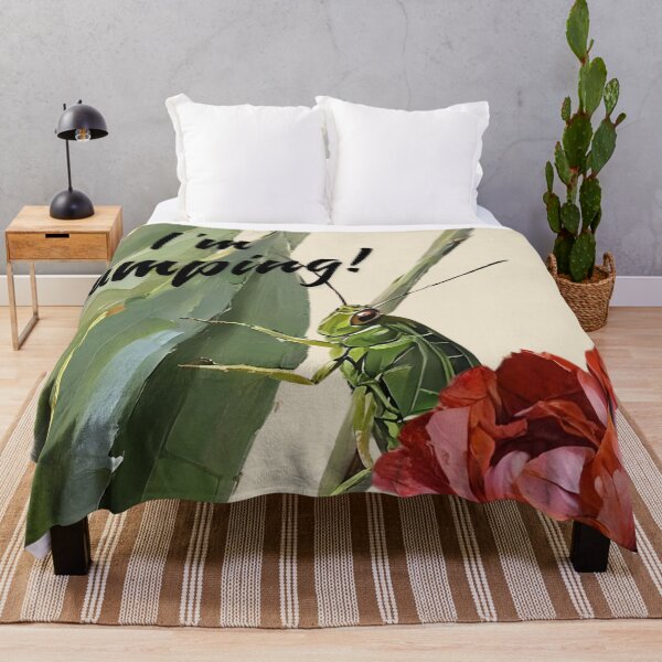 Item preview, The Grasshopper and the Red Flower designed and sold by Ciervo Primavera.