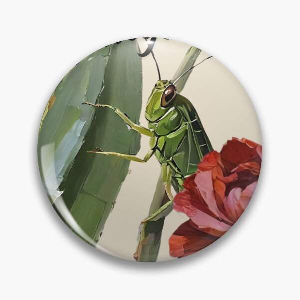 Item preview, The Grasshopper and the Red Flower designed and sold by Ciervo Primavera.