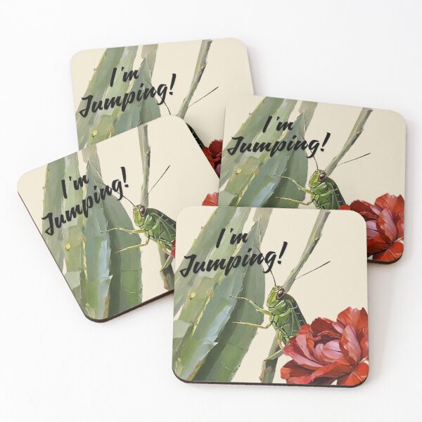 Item preview, The Grasshopper and the Red Flower designed and sold by Ciervo Primavera.