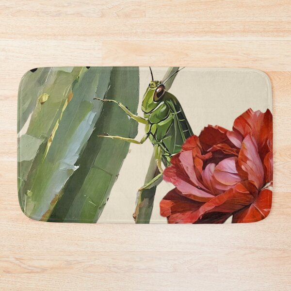 Item preview, The Grasshopper and the Red Flower designed and sold by Ciervo Primavera.