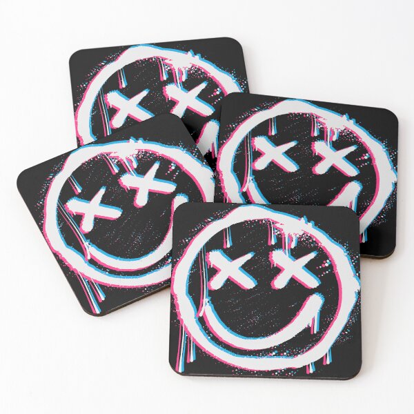Item preview, Dead Eyes Smiley Face Glitched - Streetwear  designed and sold by RoninUnknown.