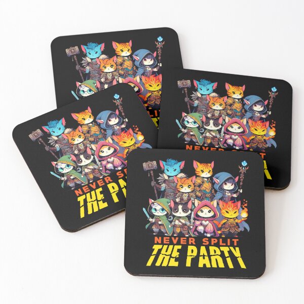 Item preview, Never Split the Party designed and sold by D20Tees.