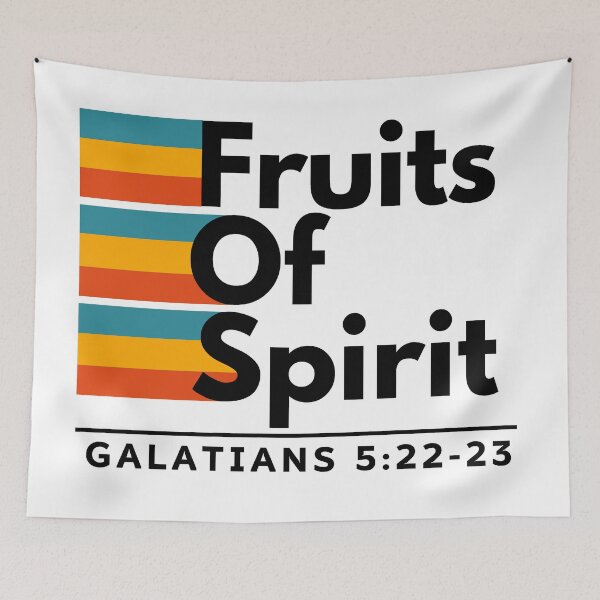 Item preview, Fruits Of The Spirit, Galatians 5: 22-23, bible verse designed and sold by MoriaStore.