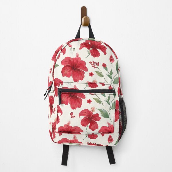 Artikelvorschau, Rotes Hibiskus-Muster entworfen und verkauft von Kevin Luckham.