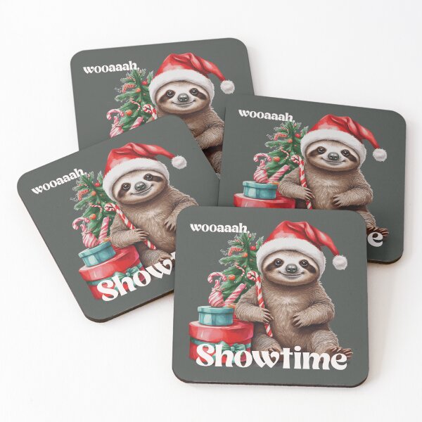 Item preview,  x-mas, sloth, sloth sticker kawaii sloth, xmas sloth, KAWAII,2025, holidays,gifts,happy,FOODIESART designed and sold by FOODIESART.