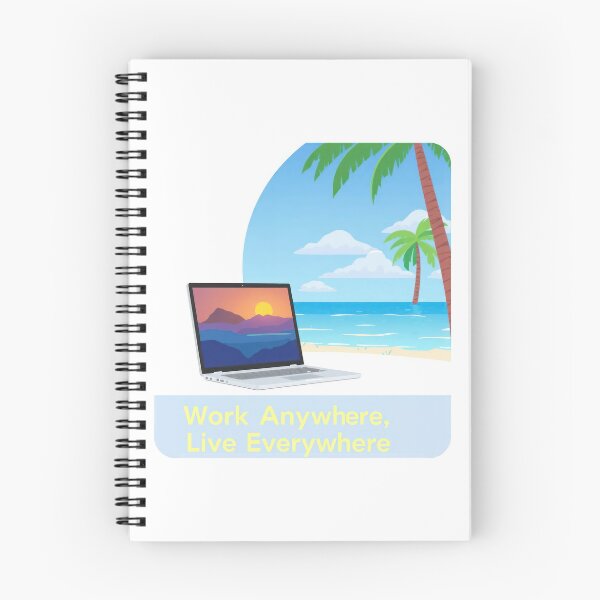Item preview, Work Anywhere, Live Everywhere designed and sold by duke818.