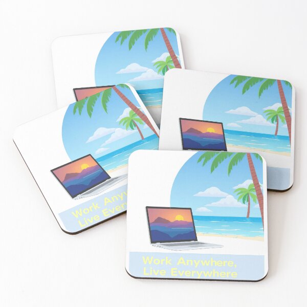 Item preview, Work Anywhere, Live Everywhere designed and sold by duke818.