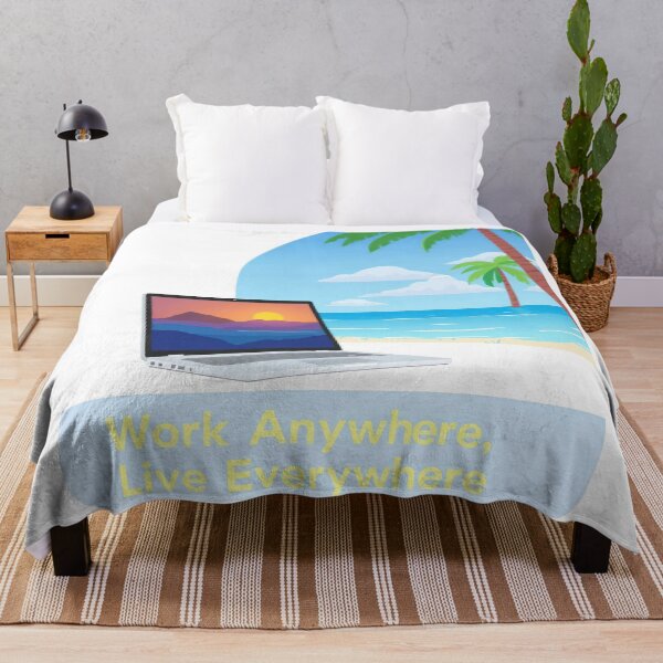 Item preview, Work Anywhere, Live Everywhere designed and sold by duke818.