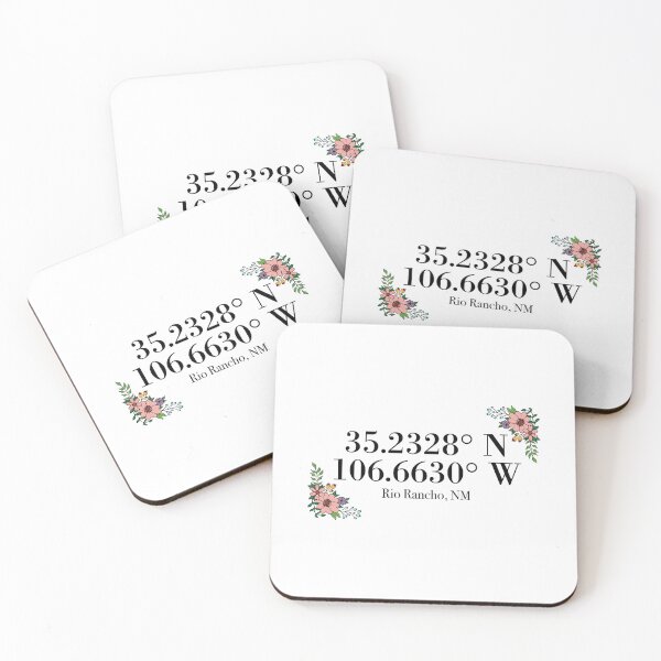 Item preview, Rio Rancho, NM Coordinates designed and sold by mynameisliana.