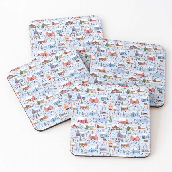 Item preview, Cute Winter Village Pattern designed and sold by ChaosDesigns876.