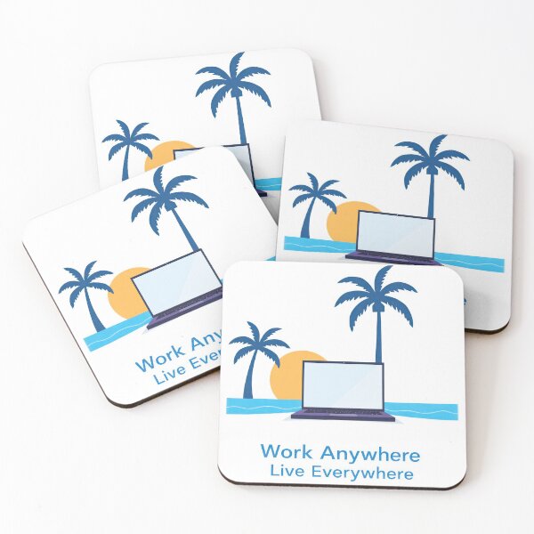 Item preview, Work Anywhere, Live Everywhere designed and sold by duke818.