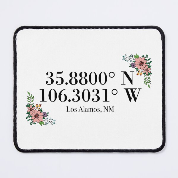 Item preview, Los Alamos, NM Coordinates designed and sold by mynameisliana.