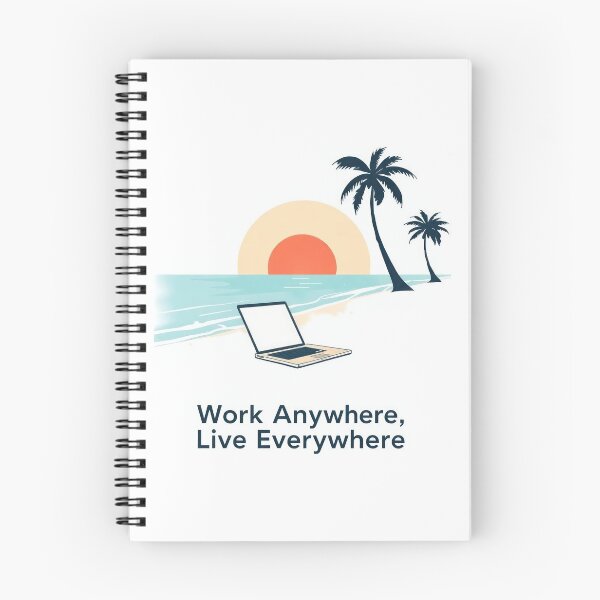 Item preview, Work Anywhere, Live Everywhere designed and sold by duke818.