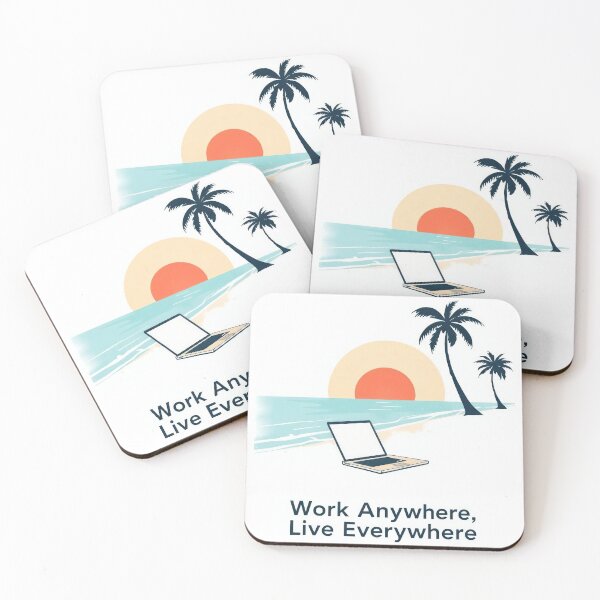 Item preview, Work Anywhere, Live Everywhere designed and sold by duke818.