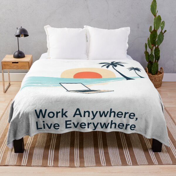 Item preview, Work Anywhere, Live Everywhere designed and sold by duke818.