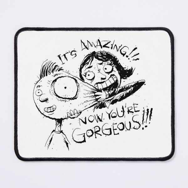 Item preview, Woman stretching man's face designed and sold by essence-of-fred.