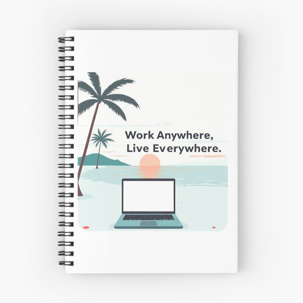 Item preview, Work Anywhere, Live Everywhere designed and sold by duke818.