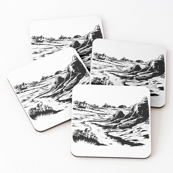 Item preview, Badlands National Park South Dakota Canyon Landscape designed and sold by inkoutninja.