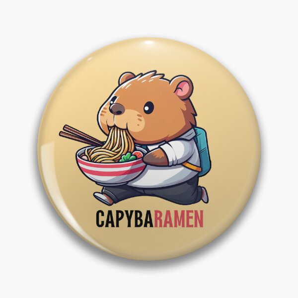 Item preview, Capybaramen - Never Late For Ramen designed and sold by The magic  Yellow bus.