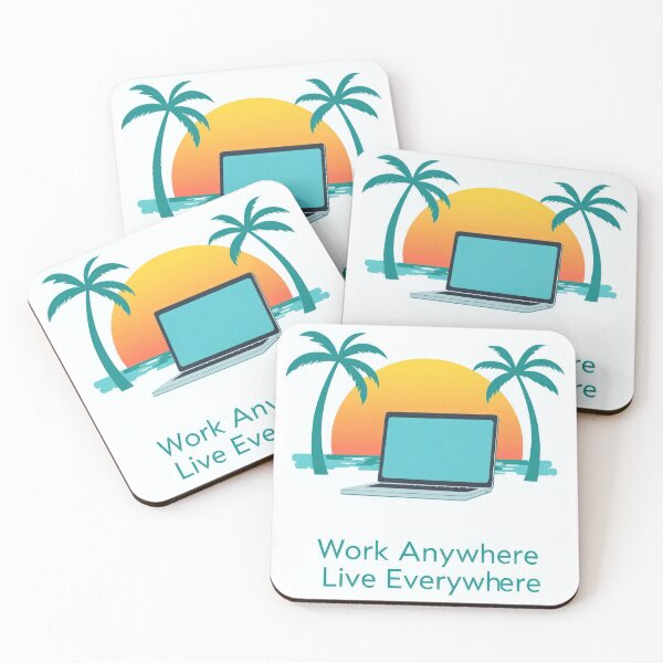 Item preview, Work Anywhere, Live Everywhere designed and sold by duke818.