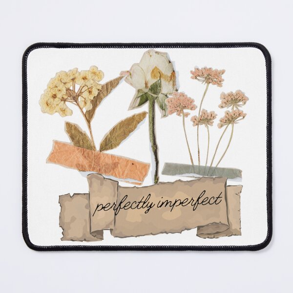Item preview, Perfectly Imperfect Vintage Flowers Inspirational Quotes Sentimental Gift designed and sold by CCKimShop.