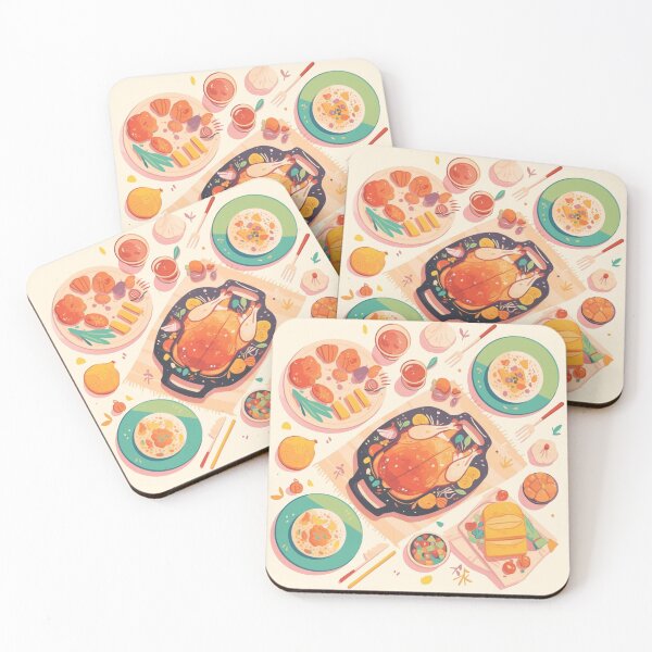 Item preview, Thanksgiving Turkey Dinner | Print designed and sold by Unrooted.