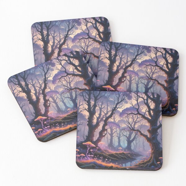 Item preview, Abstract Colorful Fairy Forest designed and sold by calibrit.