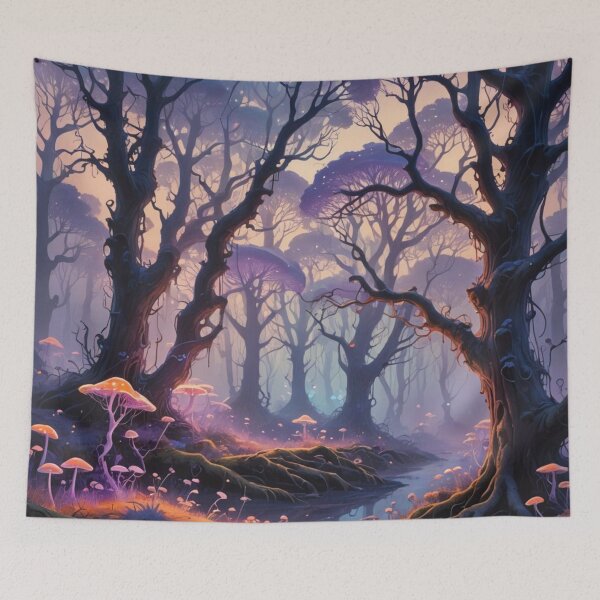 Item preview, Abstract Colorful Fairy Forest designed and sold by calibrit.