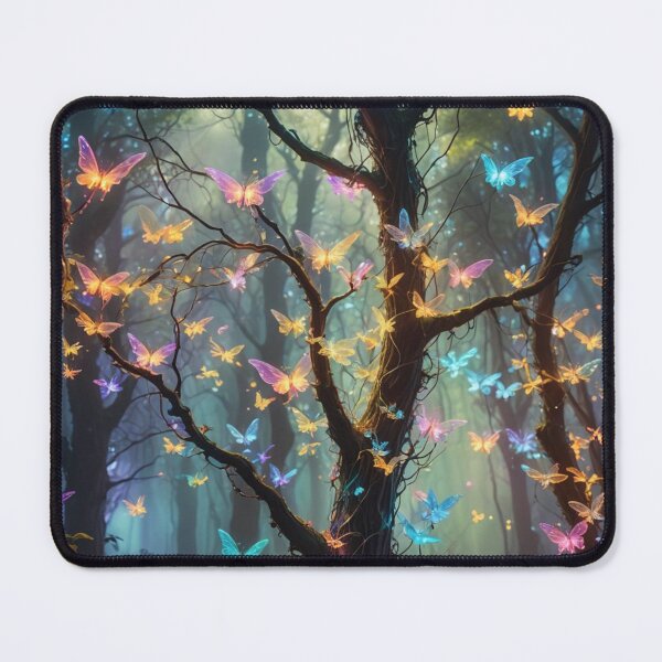 Item preview, Beautiful Luminescent Butterfly Forest  designed and sold by calibrit.