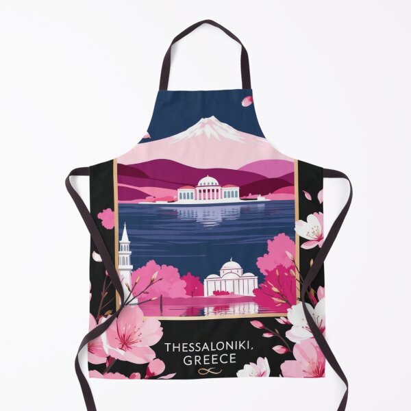 Item preview, 157 Thessaloniki, Greece Poster Design designed and sold by Alexis Art Collection.