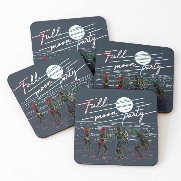 Item preview, Full Moon Party Neon Vibes : Enjoy Freedom Life designed and sold by KennerTH.