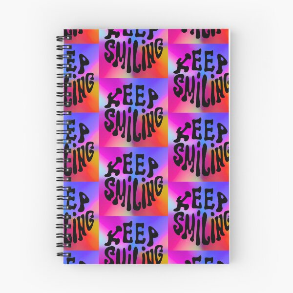 Item preview, Psychedelic Keep Smiling Design – Radiant Rainbow Colors & Positive Energy designed and sold by Fredster1966.