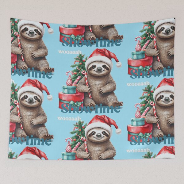 Item preview, x-mas, sloth, sloth sticker kawaii sloth, xmas sloth, KAWAII,2025, holidays,gifts,happy,FOODIESART designed and sold by FOODIESART.