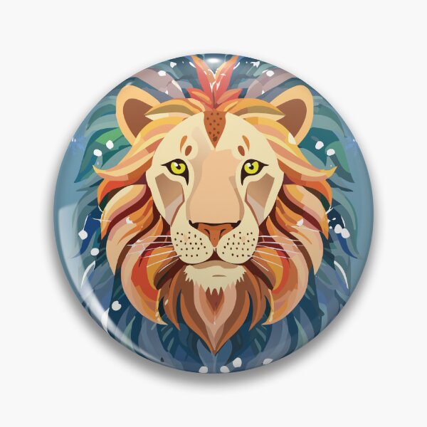 Item preview, Winter Inspired Lion Head designed and sold by CosioInc.