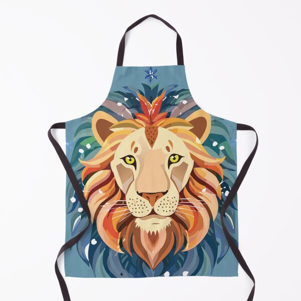 Item preview, Winter Inspired Lion Head designed and sold by CosioInc.
