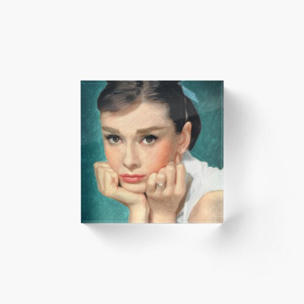 Audrey Hepburn Acrylic Block