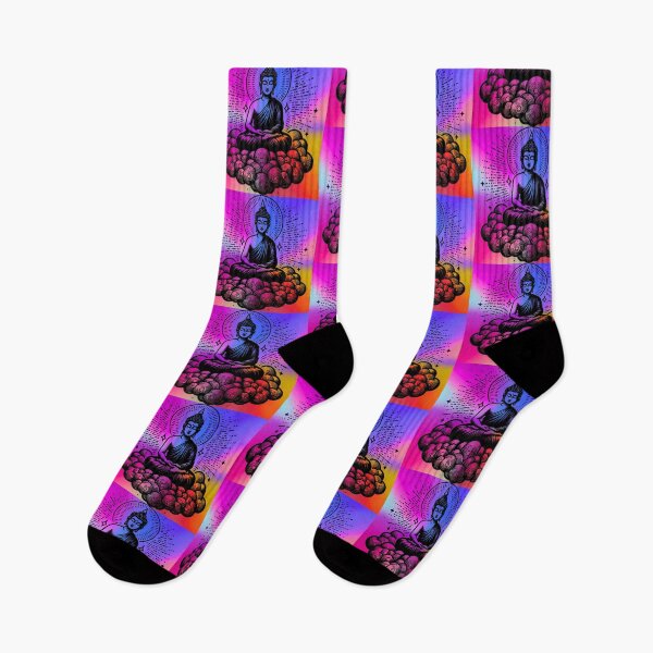 Item preview, Psychedelic Buddha – Rainbow Colors of Enlightenment and Peace designed and sold by Fredster1966.