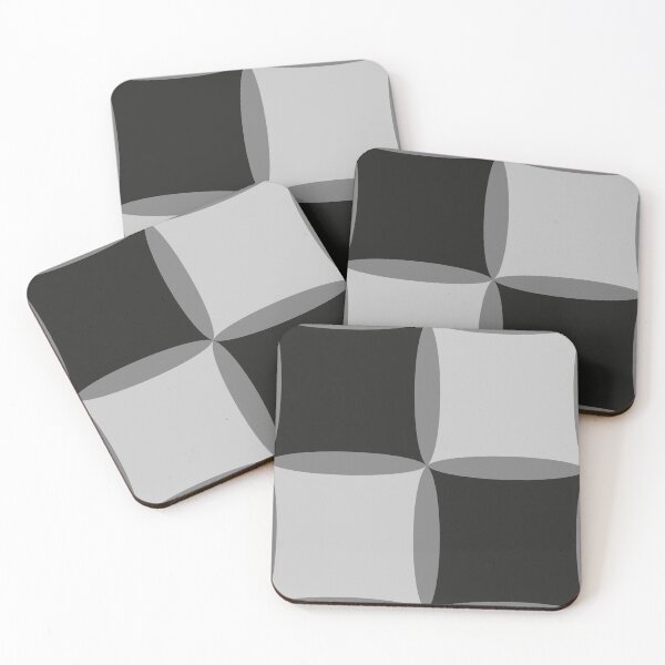 Item preview, Pattern of concave black and gray squares designed and sold by ZorianArt.