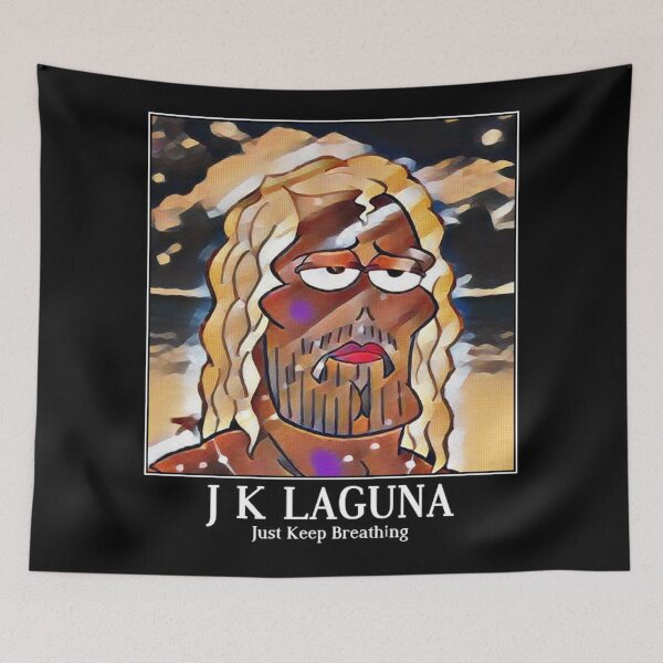 Item preview, Just..Keep..Breathing (Motivational Poster) designed and sold by Scurvy Dawg Design.