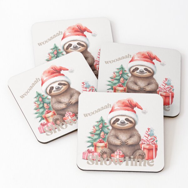 Item preview, x-mas, sloth, sloth sticker kawaii sloth, xmas sloth, KAWAII,2025, holidays,gifts,happy,FOODIESART designed and sold by FOODIESART.