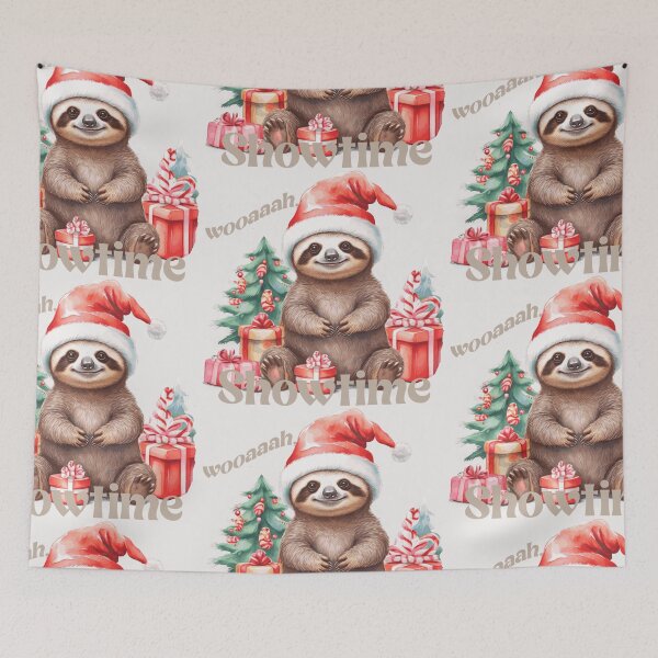 Item preview, x-mas, sloth, sloth sticker kawaii sloth, xmas sloth, KAWAII,2025, holidays,gifts,happy,FOODIESART designed and sold by FOODIESART.