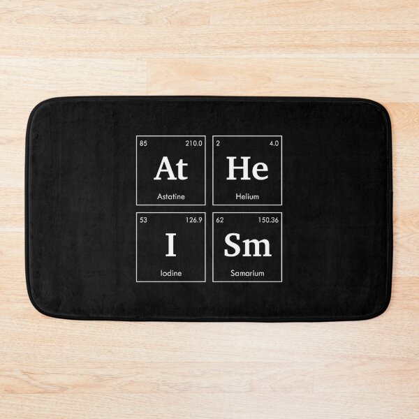 Artikelvorschau, Atheismus Quadrat Chemisches Element Symbol Wissenschaft entworfen und verkauft von kakarikihill.