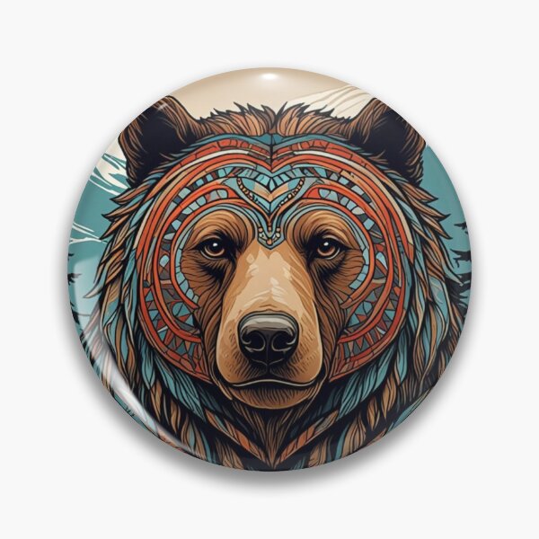 Item preview, Native Bear Scene designed and sold by Catherine Harrison.
