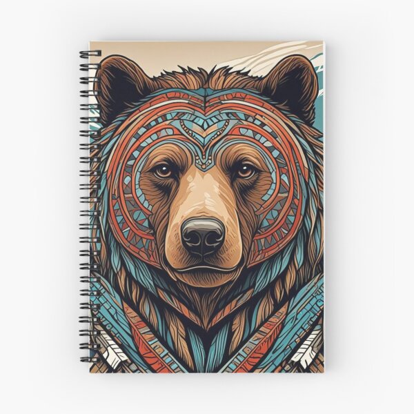 Item preview, Native Bear Scene designed and sold by Catherine Harrison.