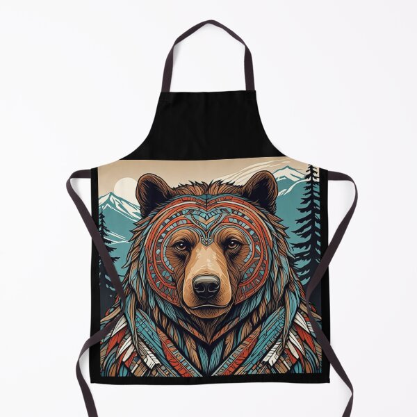 Item preview, Native Bear Scene designed and sold by Catherine Harrison.