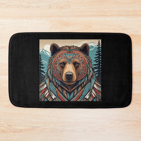 Item preview, Native Bear Scene designed and sold by Catherine Harrison.