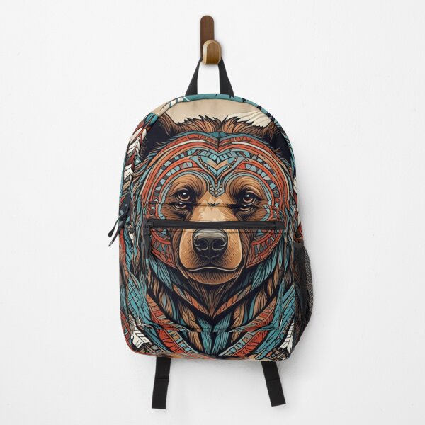 Item preview, Native Bear Scene designed and sold by Catherine Harrison.