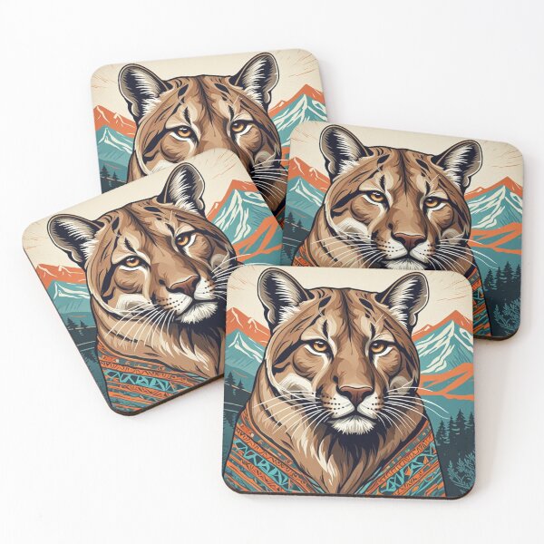 Item preview, Native Cougar Scene designed and sold by Catherine Harrison.