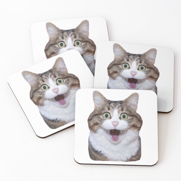 Item preview, Funny Cat Reaction designed and sold by barkandmeow.